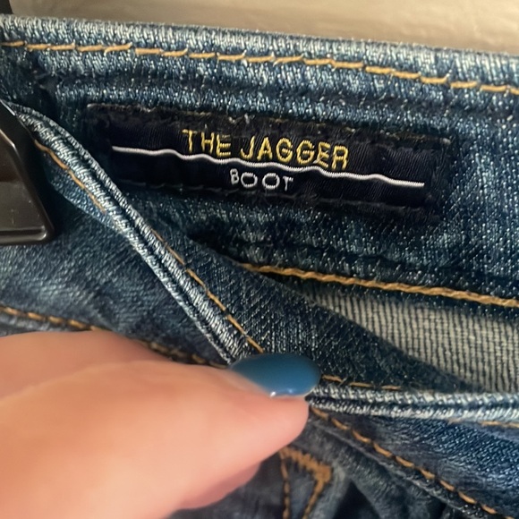 VIGOSS STUDIO women’s THE JAGGER BOOTCUT low rise jeans cotton spandex 7/8 w29 - Picture 3 of 15